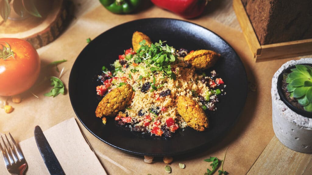 Couscous mit Falafel_The Hungry Club